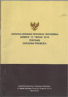 Sampul of UU Nomor 12 Tahun 2010